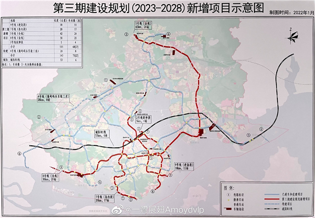 太牛了廈門入選國家級名單未來擬增地鐵2號線延伸段58號線